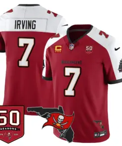 Tampa Bay Buccaneers Nike 50th Season Limited Stitched Jersey - White - Image 28