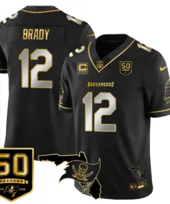 Tampa Bay Buccaneers Nike 50th Season Limited Stitched Jersey - White - Image 32