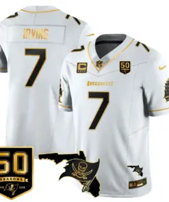 Tampa Bay Buccaneers Nike 50th Season Limited Stitched Jersey - White - Image 39