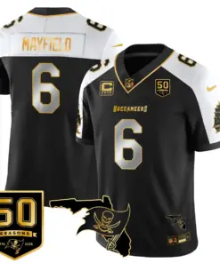 Tampa Bay Buccaneers Nike 50th Season Limited Stitched Jersey - White - Image 50
