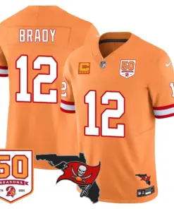 Tampa Bay Buccaneers Nike 50th Season Limited Stitched Jersey - White - Image 51