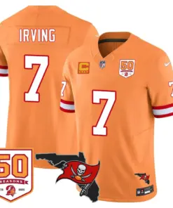 Tampa Bay Buccaneers Nike 50th Season Limited Stitched Jersey - White - Image 52