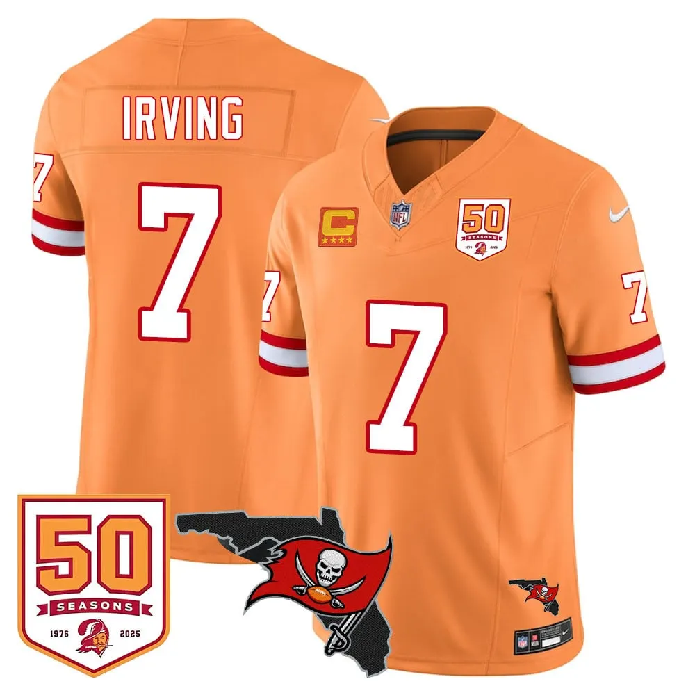 Tampa Bay Buccaneers Nike 50th Season Limited Stitched Jersey - White - Image 52