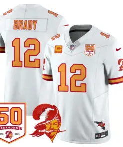 Tampa Bay Buccaneers Nike 50th Season Limited Stitched Jersey - White - Image 66