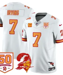 Tampa Bay Buccaneers Nike 50th Season Limited Stitched Jersey - White - Image 70