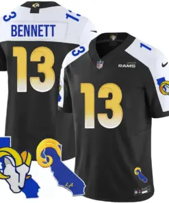Los Angeles Rams Nike 2025 Vapor Limited Stitched Jersey - Black