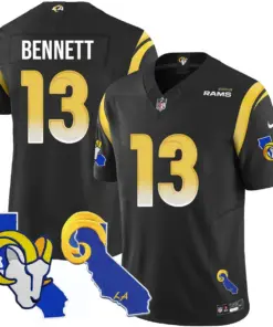 Los Angeles Rams Nike 2025 Vapor Limited Stitched Jersey - Black - Image 8