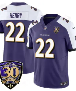 Baltimore Ravens Nike 30th Season Limited Stitched Jersey - Black - Image 16