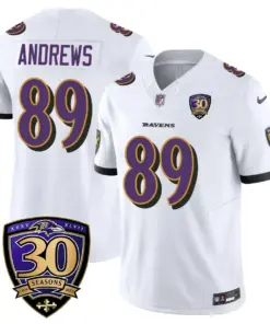 Baltimore Ravens Nike 30th Season Limited Stitched Jersey - Black - Image 31