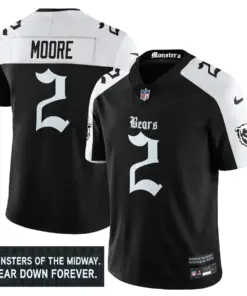 Monsters Edition' Chicago Bears Nike Vapor Limited Stitched Jersey - Black - Image 4