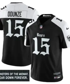 Monsters Edition' Chicago Bears Nike Vapor Limited Stitched Jersey - Black - Image 5
