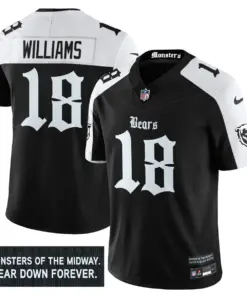 Monsters Edition' Chicago Bears Nike Vapor Limited Stitched Jersey - Black - Image 6