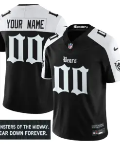 Monsters Edition' Chicago Bears Nike Vapor Limited Stitched Jersey - Black - Image 7