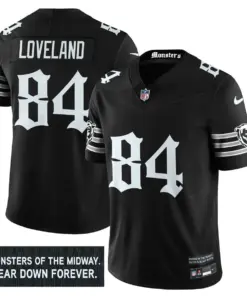 Monsters Edition' Chicago Bears Nike Vapor Limited Stitched Jersey - Black - Image 10