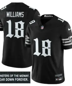 Monsters Edition' Chicago Bears Nike Vapor Limited Stitched Jersey - Black - Image 13