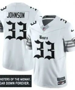 Monsters Edition' Chicago Bears Nike Vapor Limited Stitched Jersey - Black - Image 16