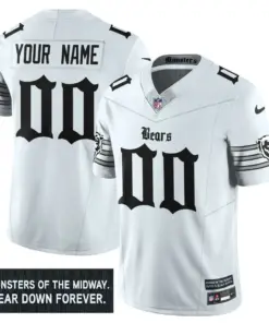 Monsters Edition' Chicago Bears Nike Vapor Limited Stitched Jersey - Black - Image 21
