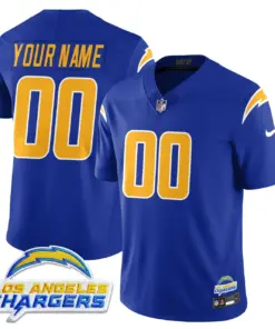 Alternative view of Los Angeles Chargers Nike 2025 Alternate Custom Stitched Jersey - Powder Blue