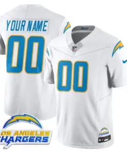 Los Angeles Chargers Nike 2025 Alternate Custom Stitched Jersey - Powder Blue - Image 3