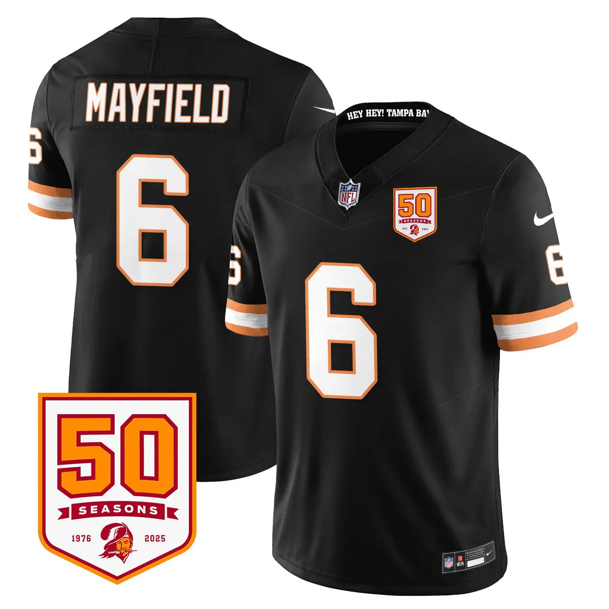 Tampa Bay Buccaneers Nike Vapor Limited Stitched Jersey - White - Image 12
