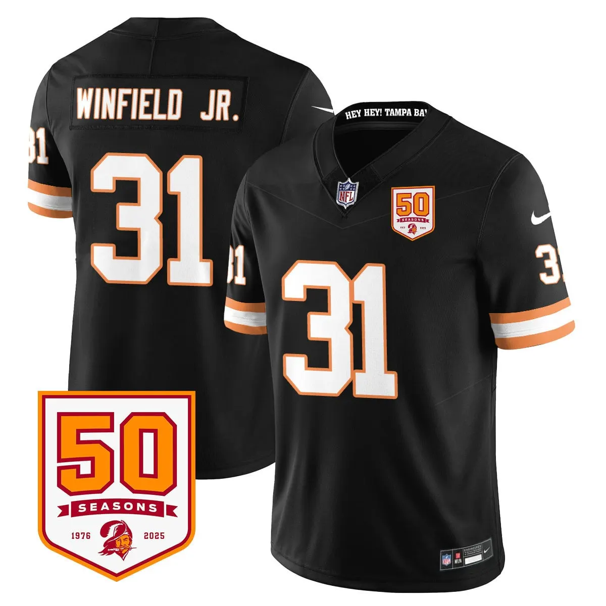 Tampa Bay Buccaneers Nike Vapor Limited Stitched Jersey - White - Image 14