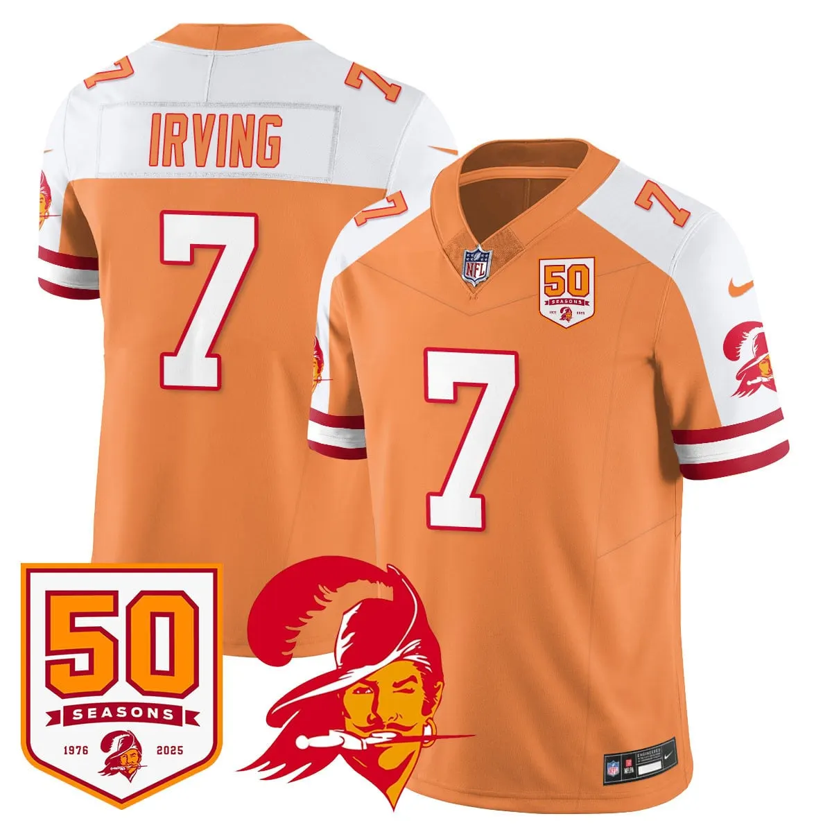Tampa Bay Buccaneers Nike Vapor Limited Stitched Jersey - White - Image 18