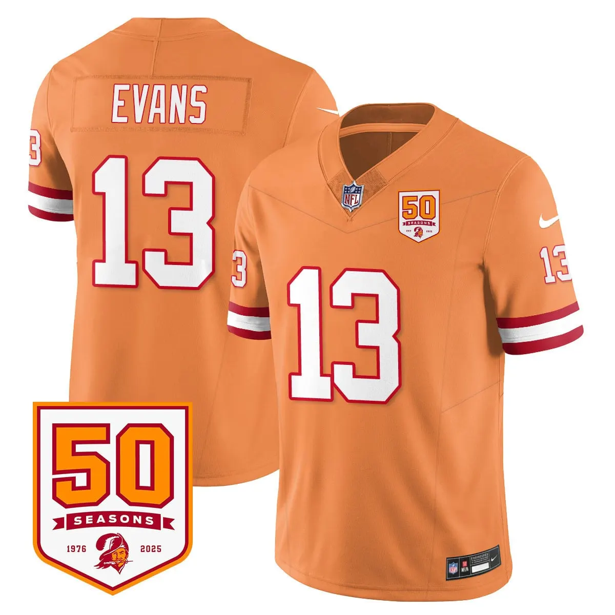 Tampa Bay Buccaneers Nike Vapor Limited Stitched Jersey - White - Image 23