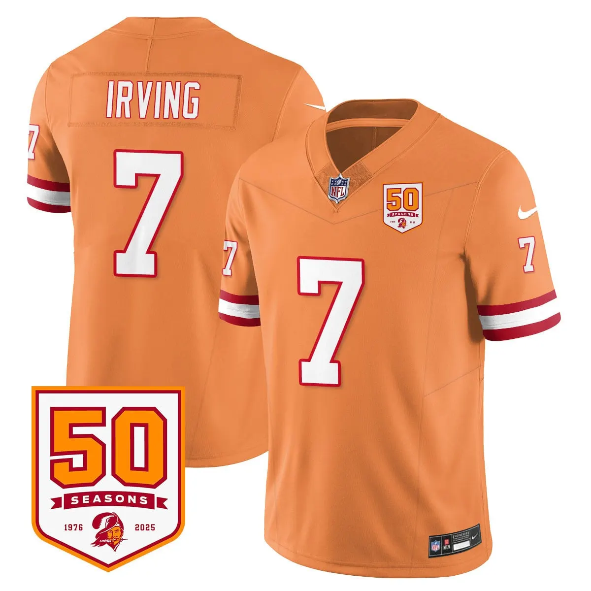 Tampa Bay Buccaneers Nike Vapor Limited Stitched Jersey - White - Image 25