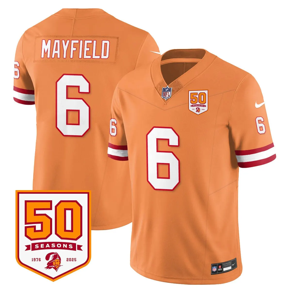 Tampa Bay Buccaneers Nike Vapor Limited Stitched Jersey - White - Image 26
