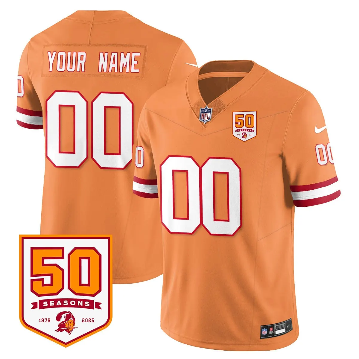 Tampa Bay Buccaneers Nike Vapor Limited Stitched Jersey - White - Image 29