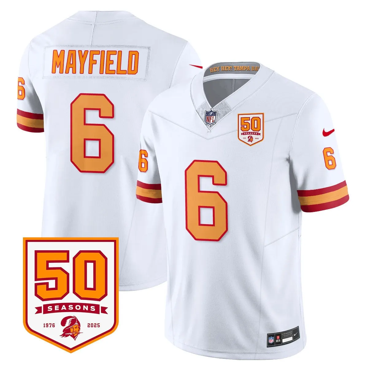 Tampa Bay Buccaneers Nike Vapor Limited Stitched Jersey - White - Image 32