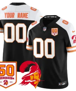 Tampa Bay Buccaneers Nike Vapor Custom Limited Stitched Jersey - Black