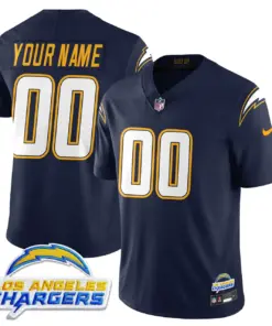 Los Angeles Chargers Nike 2025 Alternate Custom Stitched Jersey - Powder Blue - Image 5