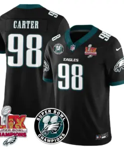 Philadelphia Eagles Nike Super Bowl LIX Champions Stitched Jersey - Kelly Green - Image 23
