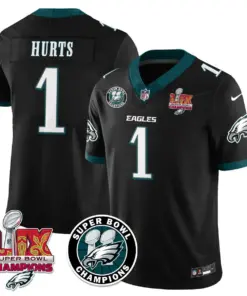 Philadelphia Eagles Nike Super Bowl LIX Champions Stitched Jersey - Kelly Green - Image 27