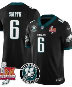 Philadelphia Eagles Nike Super Bowl LIX Champions Stitched Jersey - Kelly Green - Image 29
