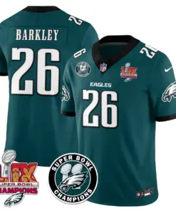 Philadelphia Eagles Nike Super Bowl LIX Champions Stitched Jersey - Kelly Green - Image 31