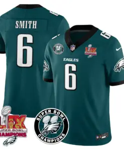 Philadelphia Eagles Nike Super Bowl LIX Champions Stitched Jersey - Kelly Green - Image 39
