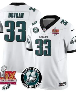 Philadelphia Eagles Nike Super Bowl LIX Champions Stitched Jersey - Kelly Green - Image 53