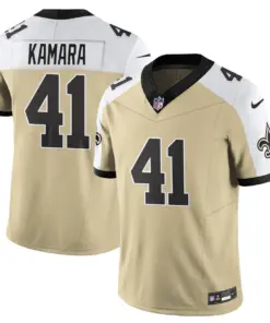 New Orleans Saints Nike Alternate Golds Vapor Limited Stitched Jersey - Gold - Image 5