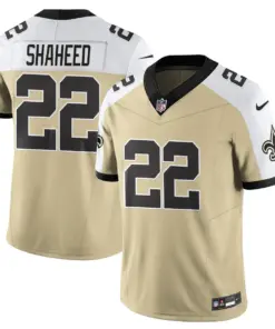 New Orleans Saints Nike Alternate Golds Vapor Limited Stitched Jersey - Gold - Image 7