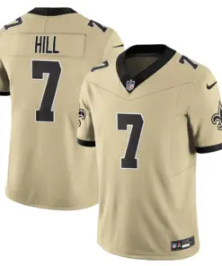 New Orleans Saints Nike Alternate Golds Vapor Limited Stitched Jersey - Gold - Image 10
