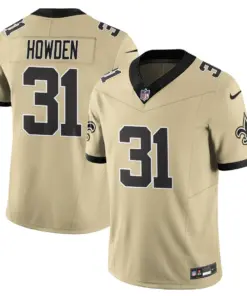 New Orleans Saints Nike Alternate Golds Vapor Limited Stitched Jersey - Gold - Image 11