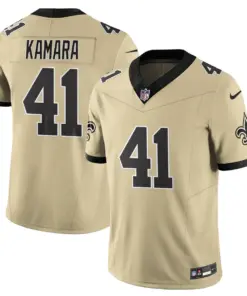 New Orleans Saints Nike Alternate Golds Vapor Limited Stitched Jersey - Gold - Image 13