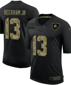 Cleveland Browns Nike 2020 Salute to Service Limited Stitched Jersey - Black
