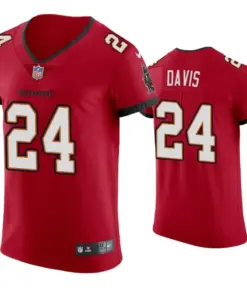 Carlton Davis Tampa Bay Buccaneers Nike 2020 Vapor Elite Jersey - Red