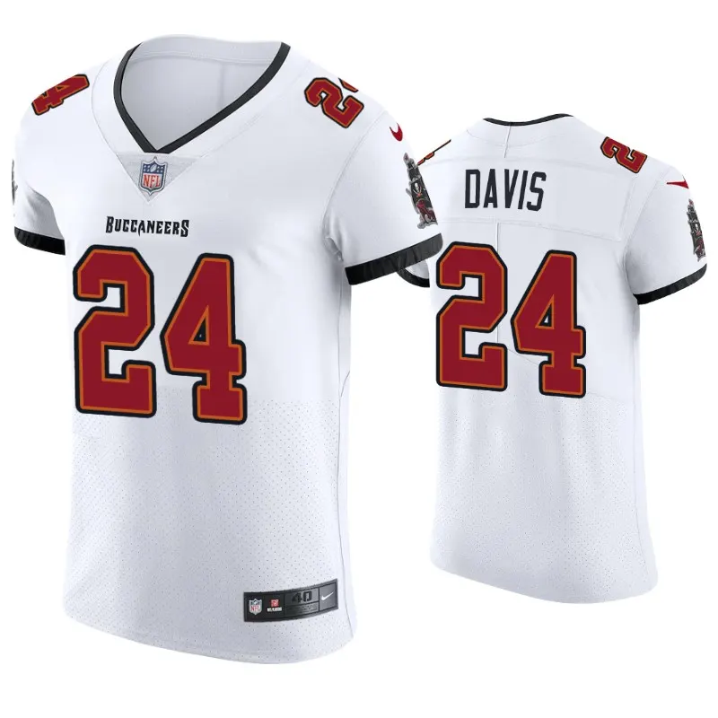 Carlton Davis Tampa Bay Buccaneers Nike 2020 Vapor Elite Jersey - White