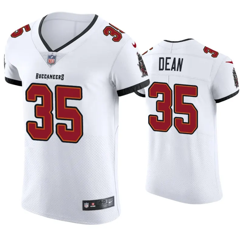 Jamel Dean Tampa Bay Buccaneers Nike 2020 Vapor Elite Jersey - White