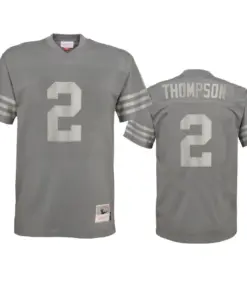 Chris Thompson San Francisco 49ers Mitchell & Ness Metal Replica Jersey - Grey