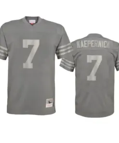 Colin Kaepernick San Francisco 49ers Mitchell & Ness Metal Replica Jersey - Grey